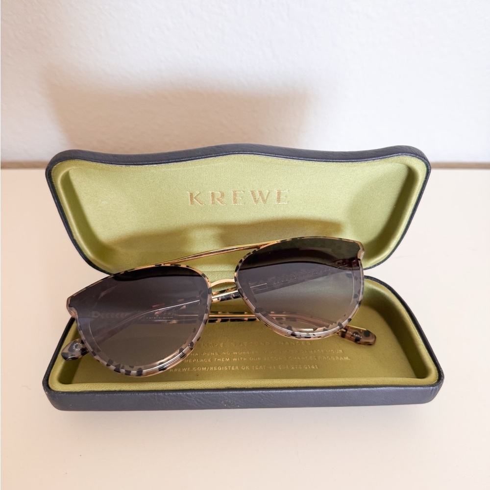 KREWE Clio Sunglasses - Palermo Petal 18k